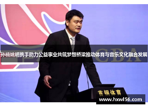 孙楠姚明携手助力公益事业共筑梦想桥梁推动体育与音乐文化融合发展